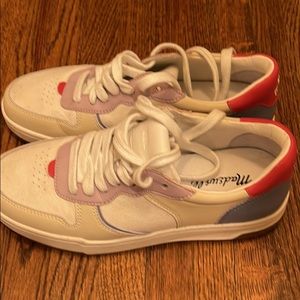 Like New Madewell Color block court sneakers